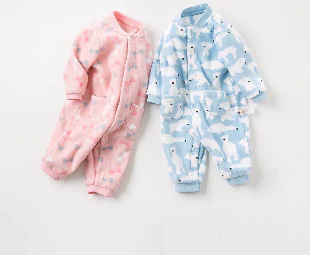 Polar fleece baby garment