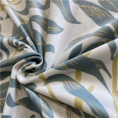 Printed curtains fabric