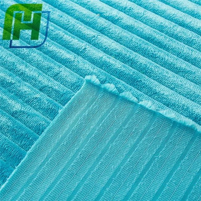 Blue Toy Stripe Flannel Fabric