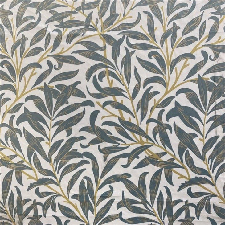 Printed velvet fabric