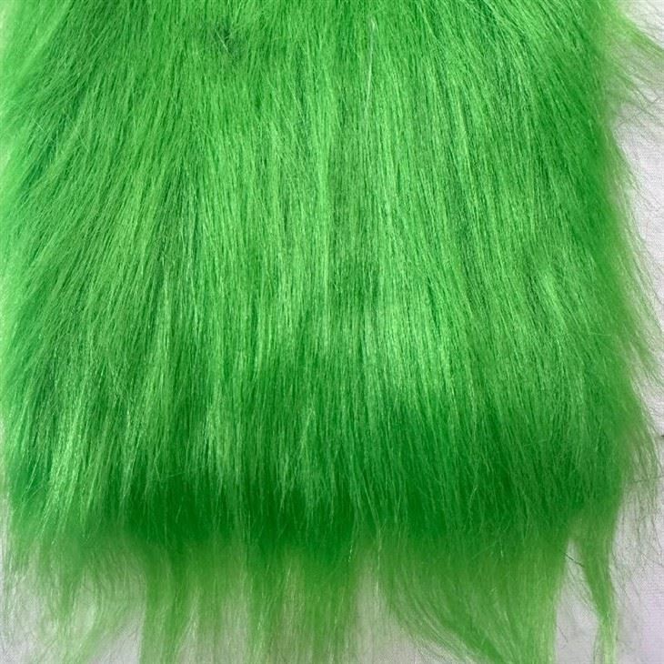Solid Shaggy Long Hair Pile Faux Fur Fabric